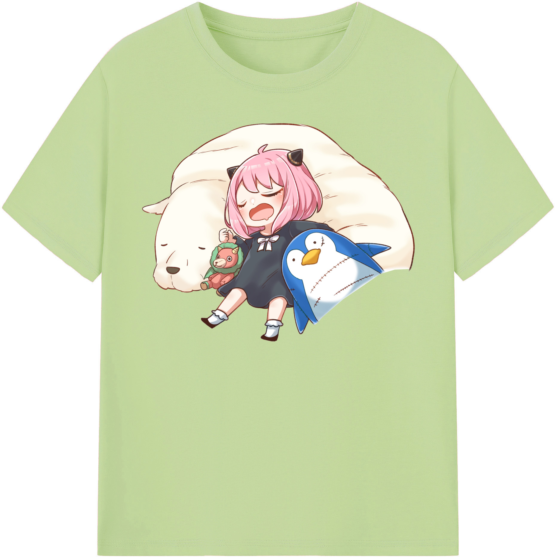 （画像用） SPY×FAMILY间谍家家酒 綿100％半袖Tシャツ（フロントプリント）